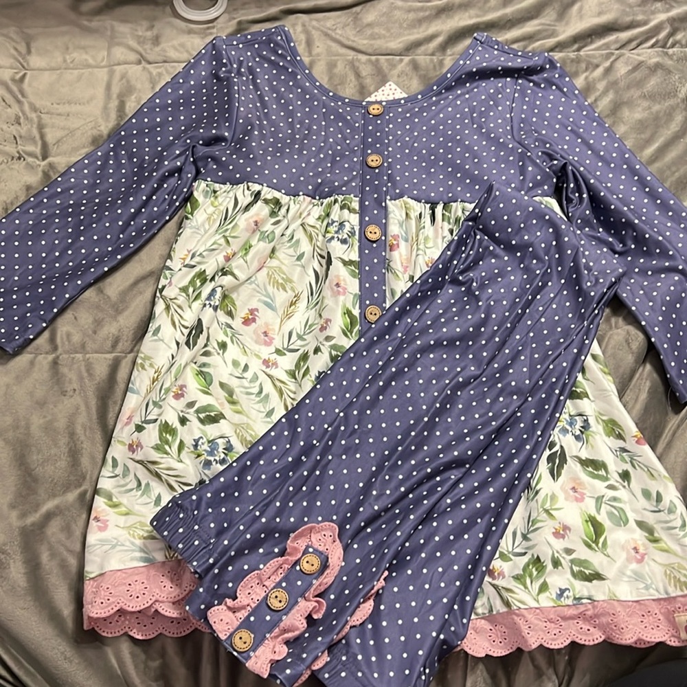 Cheeky Plum tunic set size 12 NWT
